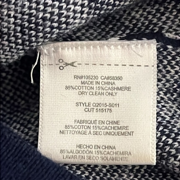 Equipment | Femme Shane Houndstooth Cotton/Cashmere Blend Sweater Womens size XS - Picture 8 of 9